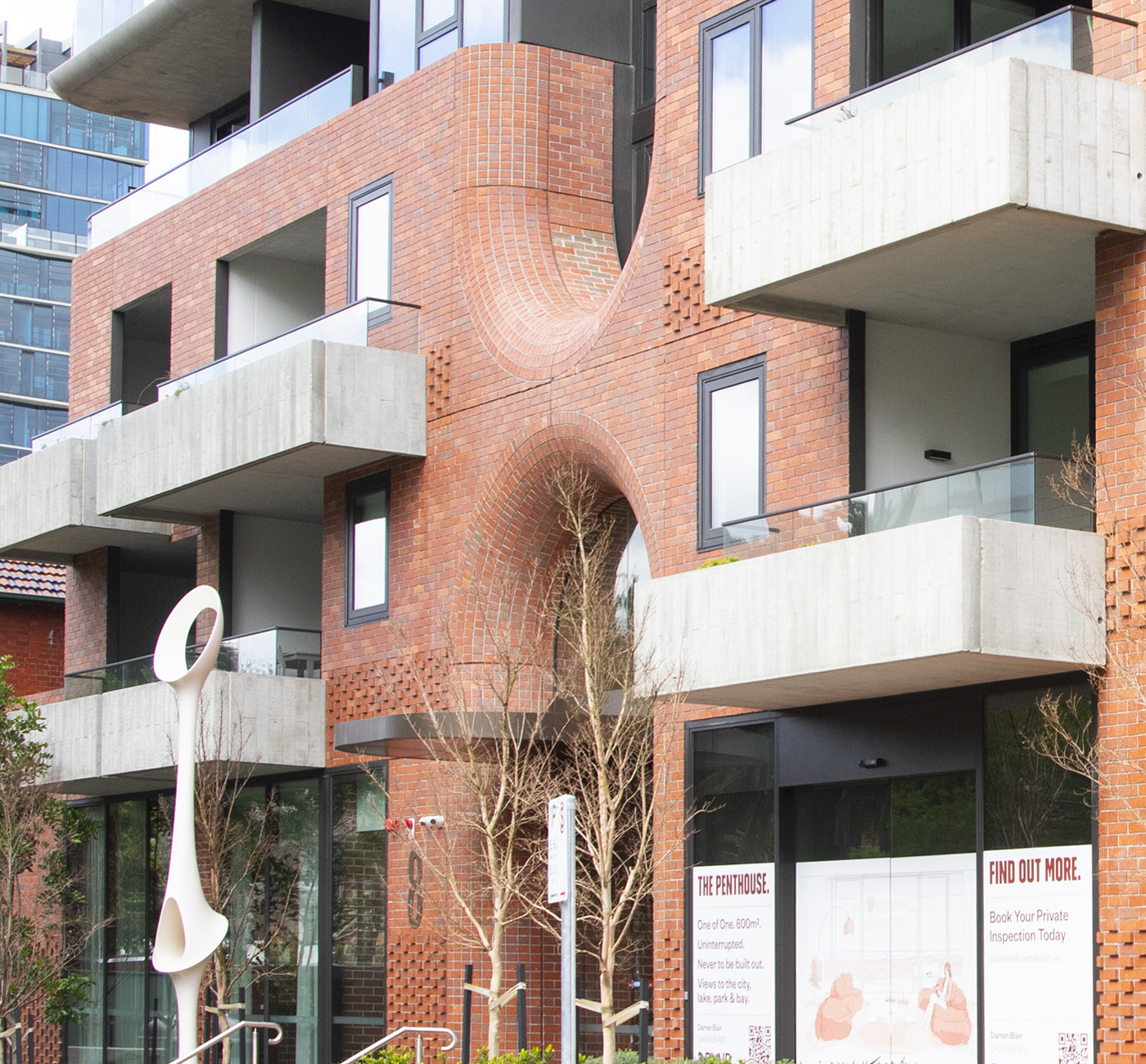 Inner-city apartment building, Melbourne